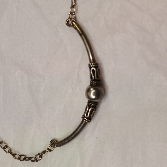 Rare vintage Sterling 90's style anklet 9" - Picture 2 of 5